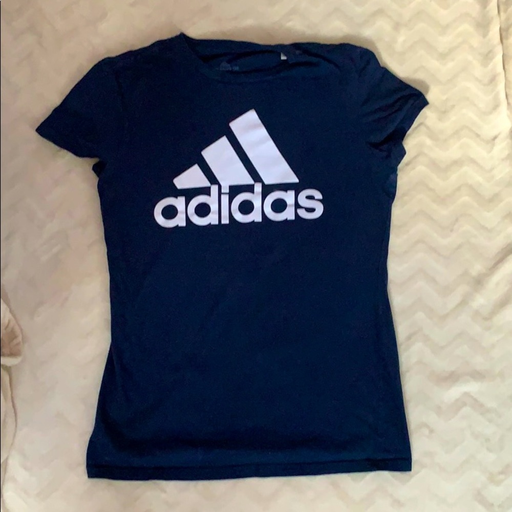 dark blue adidas t-shirt